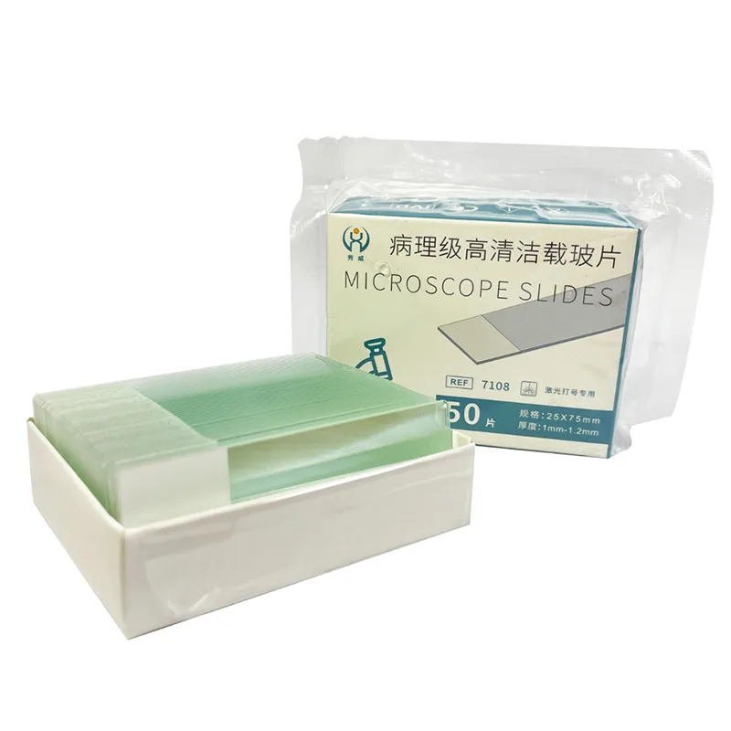 OEM Customized Hard Laboratory Microscope Slides Glass Used for Microbial Culture Observation
