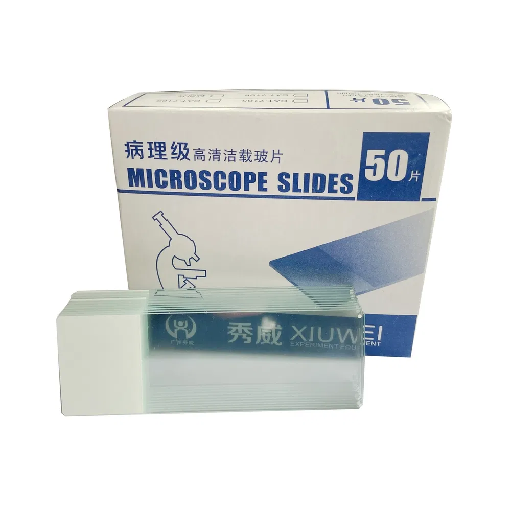 OEM Customized Hard Laboratory Microscope Slides Glass Used for Microbial Culture Observation