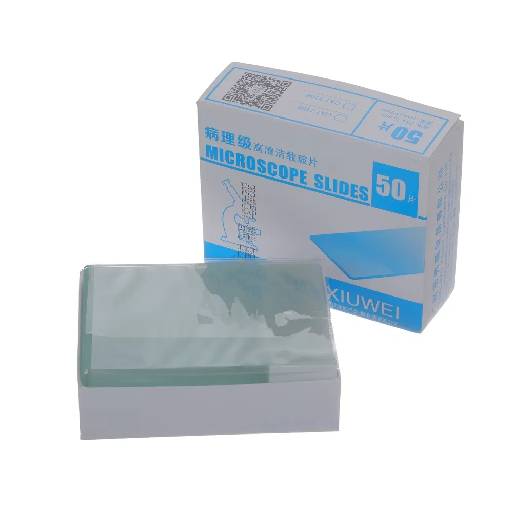 OEM ODM Custom Laboratory Microscope Slides Glass Used for Biological Specimen Observation 