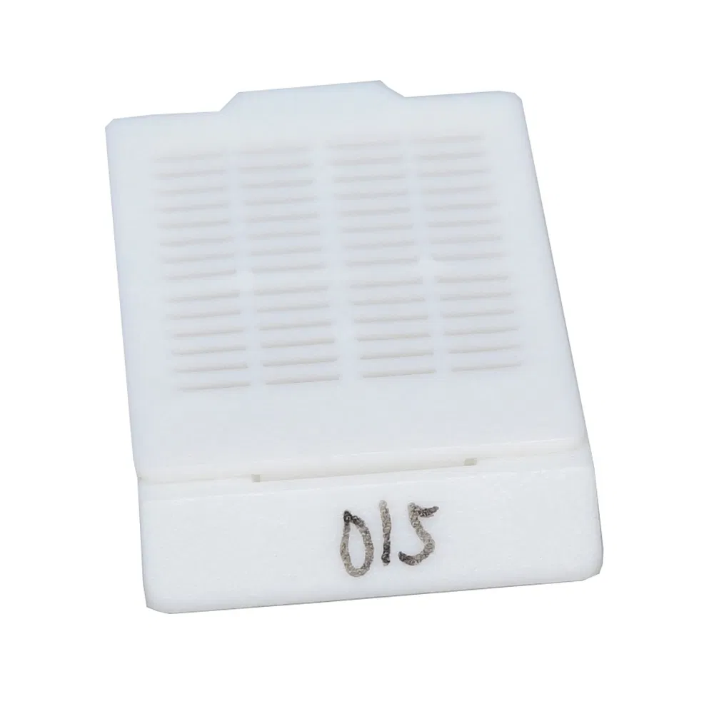 Hochwertige Einweg -medizinische Versorgung Gewebeeinbettungskassette f&uuml;r tier&auml;rztliche Pathologie 