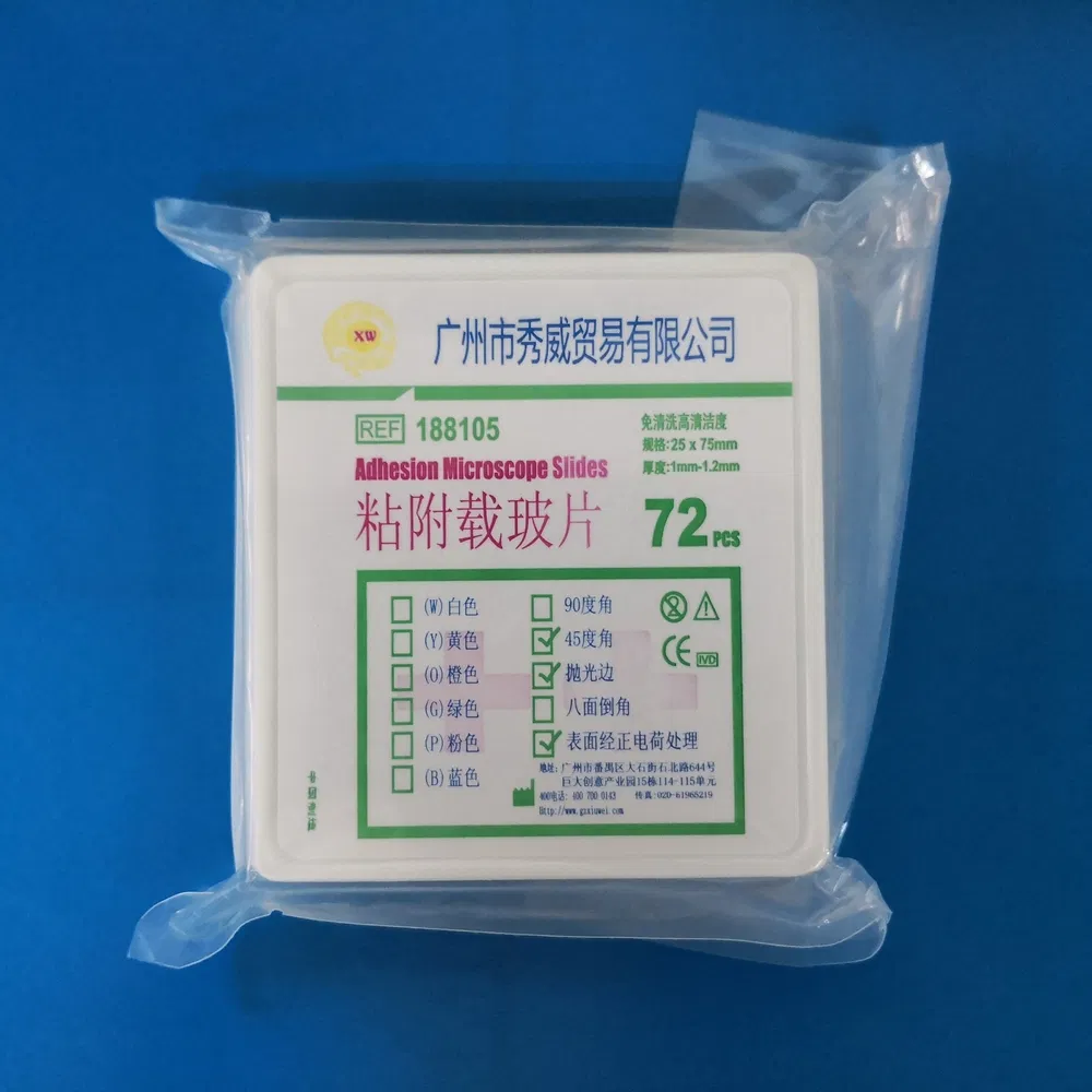 Outstanding Laboratory Microscope Glass Slides Used for Forensic Crime Scene Tissue Analysis 