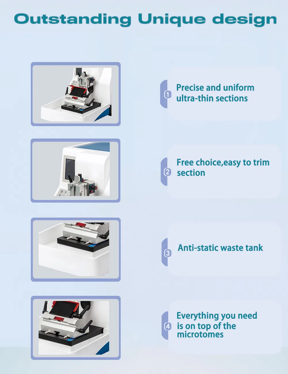 Zahnmaterial Mikroskop -Labor -Dentalmaterial -Testausr&uuml;stung Mikroskop Einwegspritze Ultraschall 
