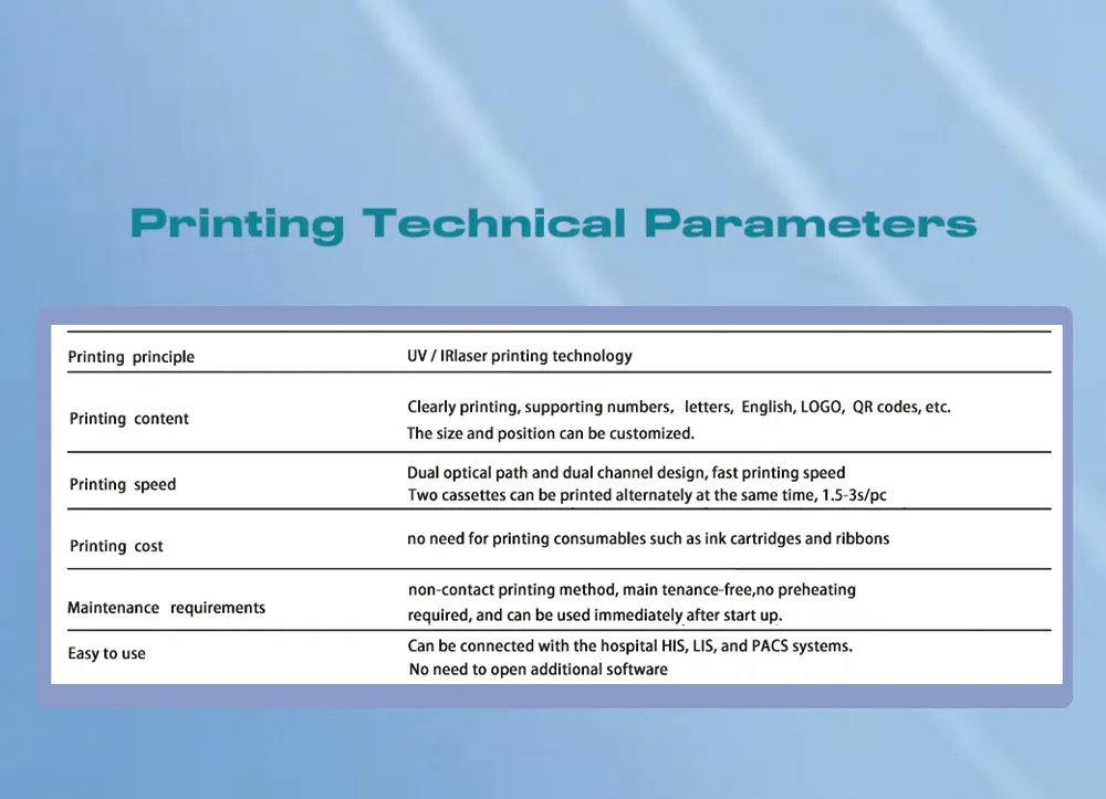 Protein Schlitten Laserdrucker Hochqualit&auml;t OEM ODM Medical Equipment H&auml;matologie Analysator Ultraschallmaschin